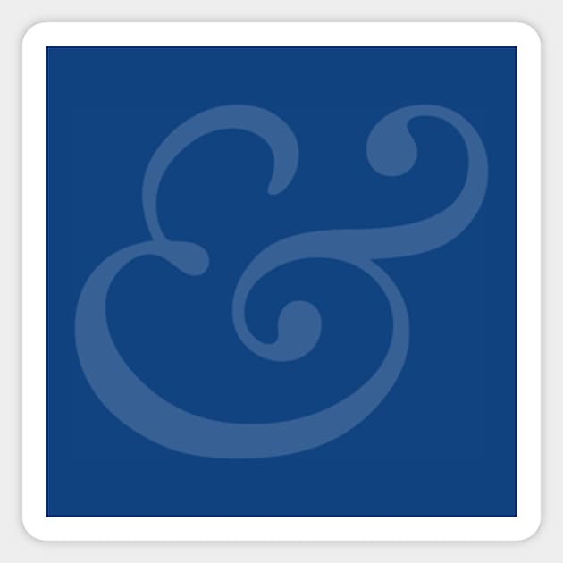 Ampersand Sticker by kipstewart